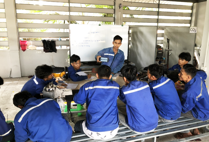 実務に直結した事前教育の実施